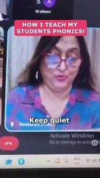 How I teach my student phonics.