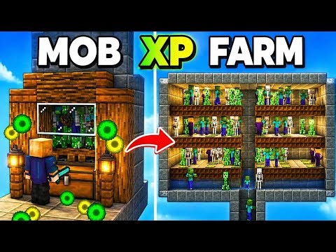 EASY All Mob/Creeper XP Farm in Minecraft 