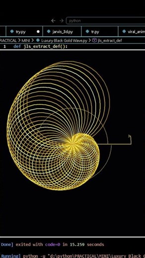 Amazing Flower Design using Python Turtle 🐢 #python #viral #trending