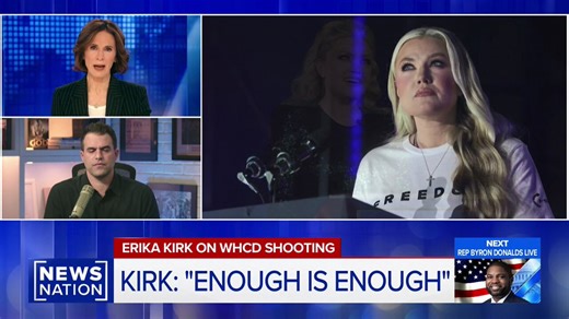 Erika Kirk, the widow of Charlie Kirk, says 'enough is enough' when it comes to political violence following Saturday's shooting at the White House Correspondents' Dinner. TPUSA spokesperson Andrew Kolvet joins “Elizabeth Vargas Reports” to discuss her comments.MORE: