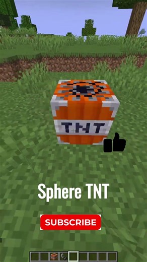 Sphere TNT in Minecraft 🔵💥#minecraft, #minecraftshorts, #tnt, #minecraftmods, #gaming