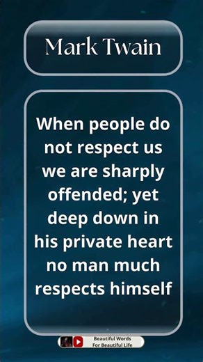Mark Twain Quote || Beautiful Words For Beautiful Life || #shorts #marktwainquotes #englishquotes
