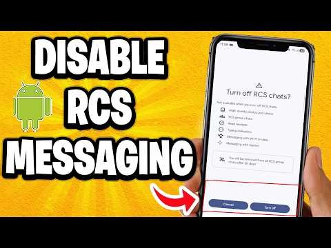 How to Disable RCS Messaging on Android - 100% Working