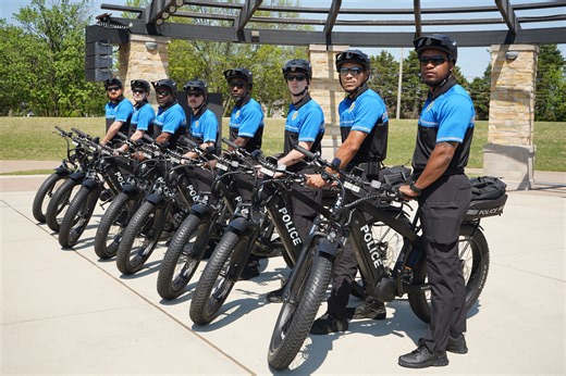 Decatur police reactivate bicycle unit with e-bike officers for events, crowd patrol
