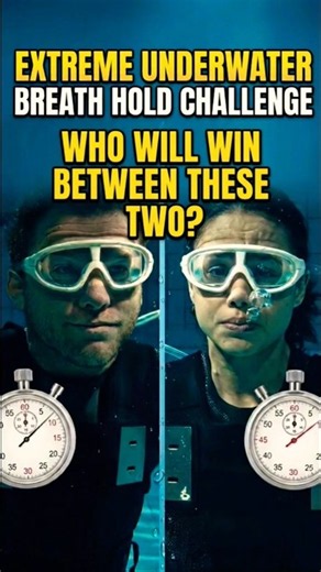 🌊 Extreme Underwater Breath Hold Challenge! Who Will Win? ⏱️🔥