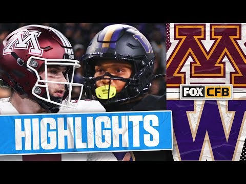 Minnesota Golden Gophers vs Washington Huskies Highlights 🏈 FOX College Football