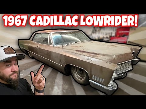 ABANDONED 1967 CADILLAC GETS TURNED INTO A LOWRIDER ON A BUDGET! HOT ROD CADDY BUILD FOR CHEAP!