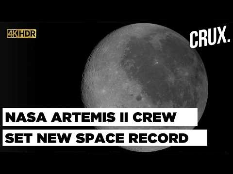 NASA Artemis II Astronauts Break Record, Reach Farthest Point From Earth During Historic Moon Flyby