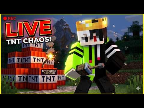 🔴Minecraft TNT village Live #shorts #live🔴Minecraft