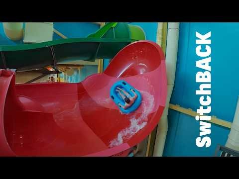 WHIPSPLASH Water Slide at OKANA Resort | OK's First SwitchBACK Slide
