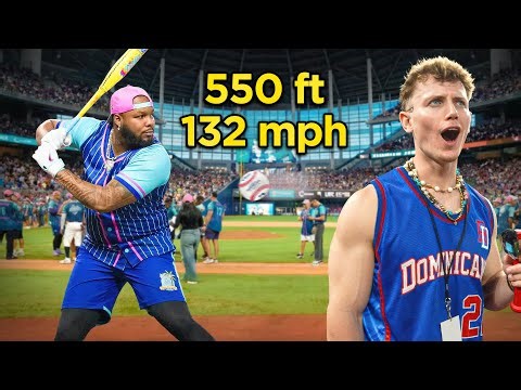 How Far Can MLB Stars Hit Balls w/ Metal Bats?