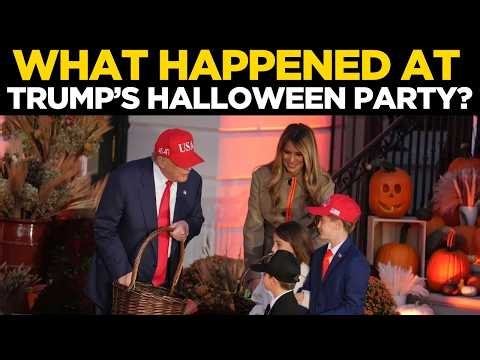 LIVE: Trump and Melania Welcome Halloween Guests at the White House | Trump Speech LIVE
