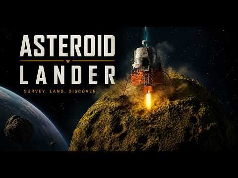 Asteroid Lander - Gameplay Trailer (Vibe Jam 2026)