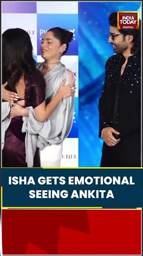 Isha Malviya Gets Emotional Seeing Ankita Lokhande | Tum Mere Ho Premiere #entertainment #bollywood