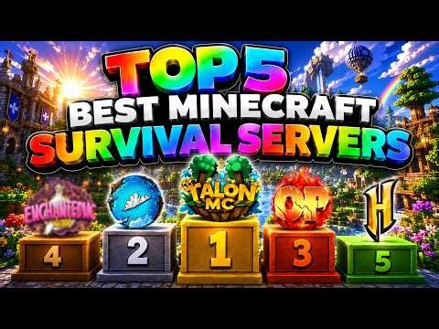 TOP 5 BEST MINECRAFT FRIENDLY SMP SERVERS 2026 | JAVA & BEDROCK 1.20/1.21/26.1/26.2