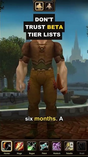 Don't Pick Your WoW Forever Main From a Beta Tier List ❌ #shorts