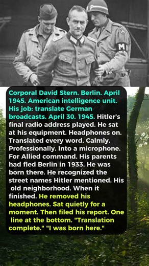 He Translated Hitler's Last Radio Address — While Hiding the Fact He Was Jewish
