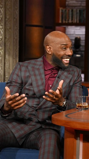 The Late Show on Instagram: "@morrischestnutofficial’s key to a successful 30-year marriage? Treat each other with respect, and sleep with one eye open. ❤️ #Colbert #MorrisChestnut #HBD"