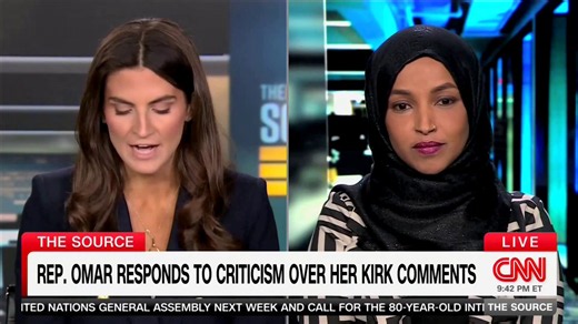 AmyButtermaker on X: "🚨 REMEMBER WHAT ILHAN OMAR SAID ABOUT CHARLIE KIRK AFTER HE WAS ASSASSINATED? WELL, HERE SHE IS SAYING IT HERSELF. 💀 Charlie Kirk was murdered. A wife lost her husband. Two children lost their father. And Rep. Ilhan Omar went on CNN to explain why she refuses to honor his legacy. Her words. Not mine. Omar said she wasn’t going to be judged for refusing to honor a legacy she believes belongs in the “dust bin of history.” She went further, saying people should move on and f