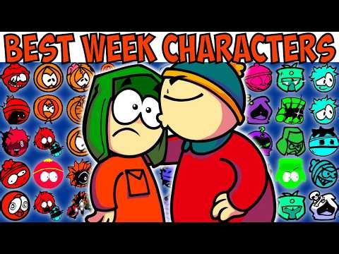 ALL BEST WEEK CHARACTERS | FNF Character Test | Gameplay VS Playground