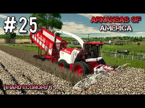 Arkansas Of America Map -Start $ 0- Timelapse Ep 25 Farming Simulator 25 GamePlay fs25 Hard Economy