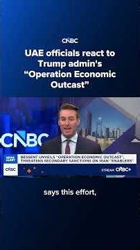 UAE officials react to Trump admin's 'Operation Economic Outcast'