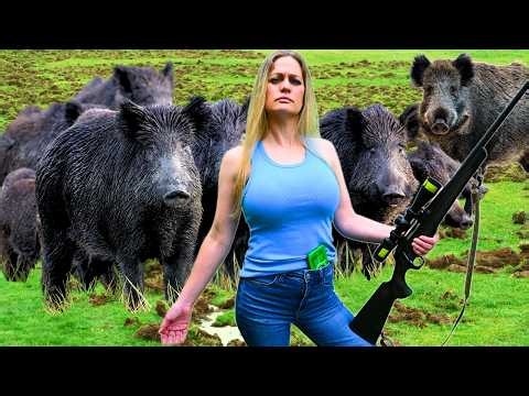 Surrounded by 50 Wild Boars | 6.5 Creedmoor Ground Blind Hunt