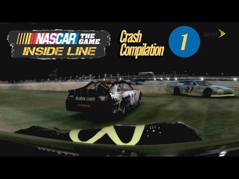 NASCAR The Game Inside Line Crash Compilation 1