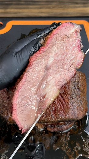 Perfect smoked brisket