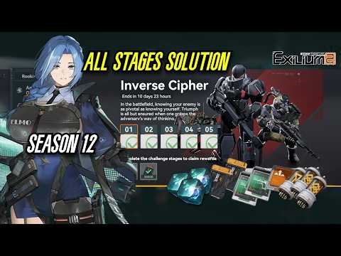 【GFL2】Inverse Cipher SEASON 12 ALL Puzzles Solutions! - Girls Frontline 2 Exilium