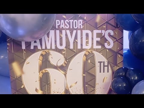 At Pastor Famuyide's Birthday Reception #COGATelevisionNetwork - #CTN is live! #PastorFamuyideat60