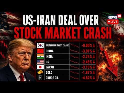 LIVE: Global Markets Crash After Trump Declares War Again | Dow, Nasdaq, Sensex, Oil Surge | N18G