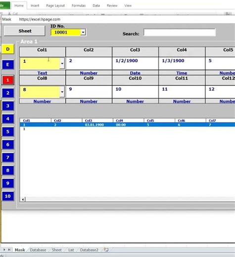 Creating a program multi column database with search engine and images in Excel VBA vvv