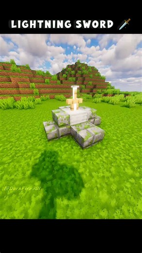 How to Build a Lightning Sword in Minecraft ⚡ | Step-by-Step Tutorial