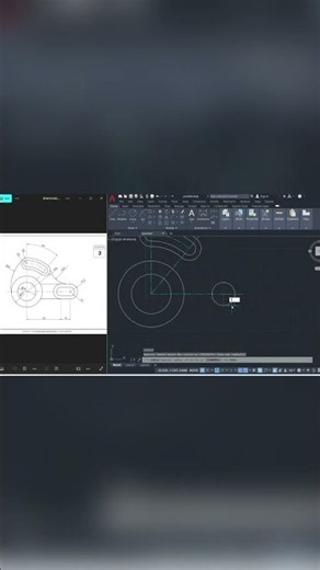 AUTOCAD EXERCISE #autocad #autocad2d #cad #autocadtutorial #cadexercises #autocadpractice #drawing
