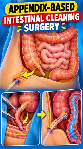 Appendix-Based Intestinal Cleaning Surgery | Appendicostomy & Malone ACE Procedure (3D Animation)