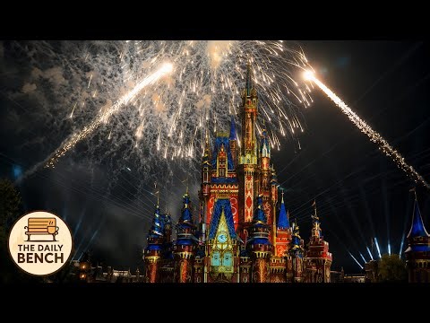 Magic Kingdom Fireworks & Cinderella Castle in 4K 🎆 | Walt Disney World Nighttime Spectacular