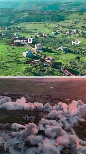 Israeli army footage shows house detonations in south Lebanon