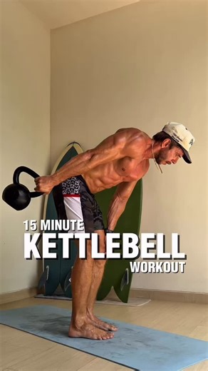 🔋15 MINUTE KETTLEBELL WORKOUT ⏱️3 rounds | 30 sec work | 30 sec rest 1️⃣ KB Clean&Press 2️⃣ Bent-Over Row 3️⃣ Rotational Lunge 4️⃣ Rotational Swing 5️⃣ Squat Press Out 6️⃣ KB Wrist Curl ✅ Share with your friends | Save #workoutvideos #kettlebelltraining #homeworkout #shredded #workouttips | Dee Fit