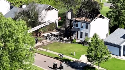 2 killed after plane crashes into Ohio home, sparking massive fire: authorities