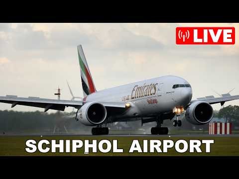 🔴LIVE: PLANE SPOTTING at Amsterdam Schiphol Airport (AMS) | May 23, 2026