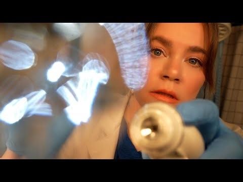 ASMR Orbital Exam for Ocular Migraine | Medical Roleplay