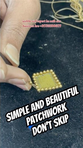 Simple And Beautifull Patch Work Tricks #shortvideo #tricks #embroidery #patchwork