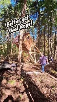 Deer Blind Raising, What Could Go Wrong!