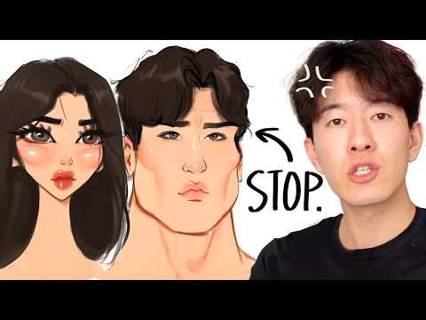 How to Actually Draw MEN vs. WOMEN (beginner friendly)