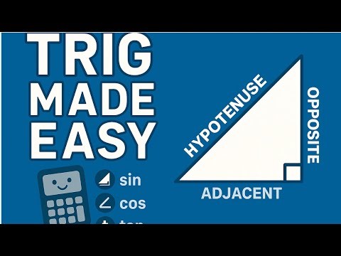 Trigonometry Made Easy: Find Missing Sides and Angles FAST