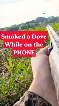 Smoked A Dove while on Call! | Dove Hunting