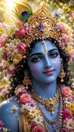 कृष्णा वासुदेव हारिये परमात्मने प्रनत कलेश कृष्ण मंत्र||#krishna #krishnastatus#trendingshorts#radhe