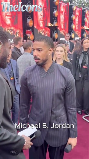 Michael B Jordan Taking Interviews From Fans #michaelbjordan
