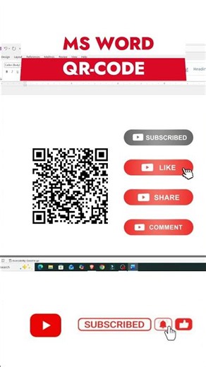 Microsoft Word Mein QR Code Kaise Banaye | Create QR Code in MS Word | Easy Method
